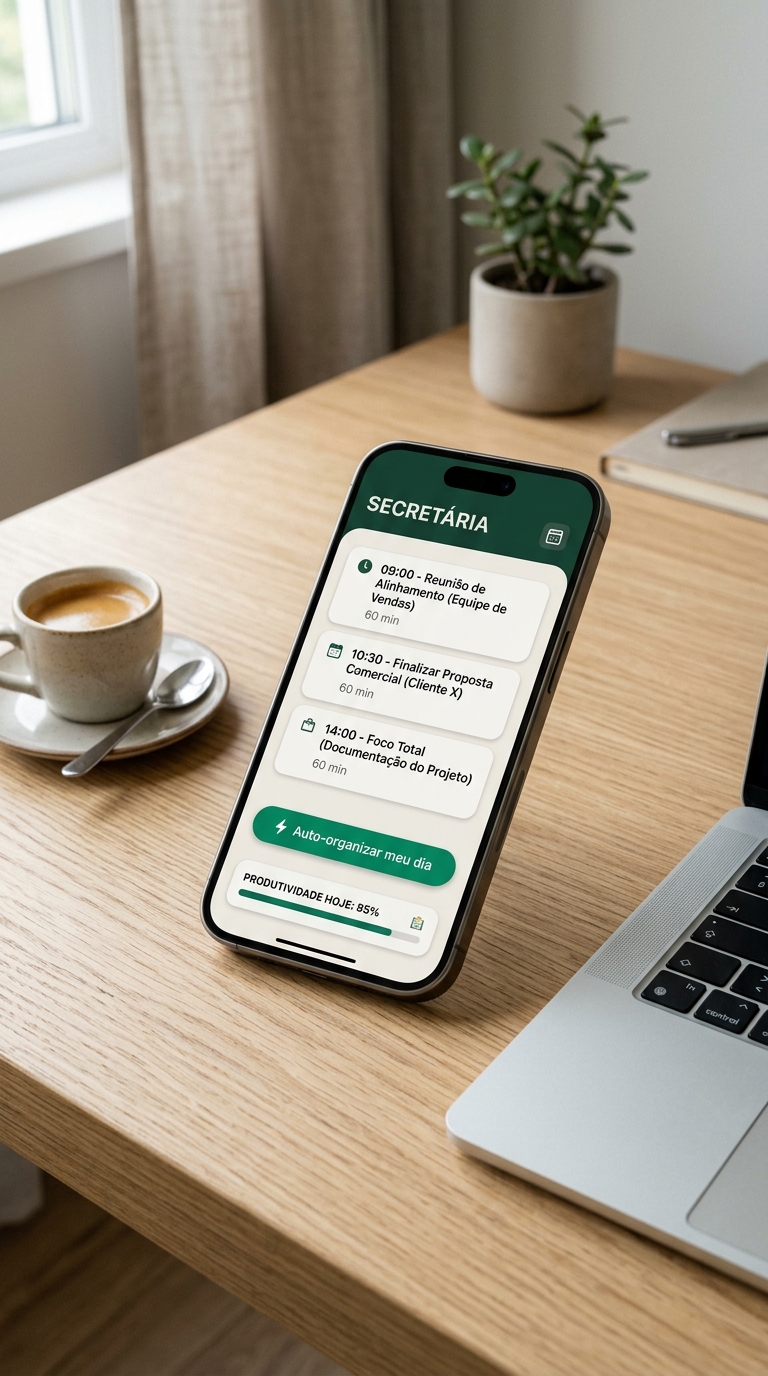 SECRETÁRIA Aplicativo no Smartphone